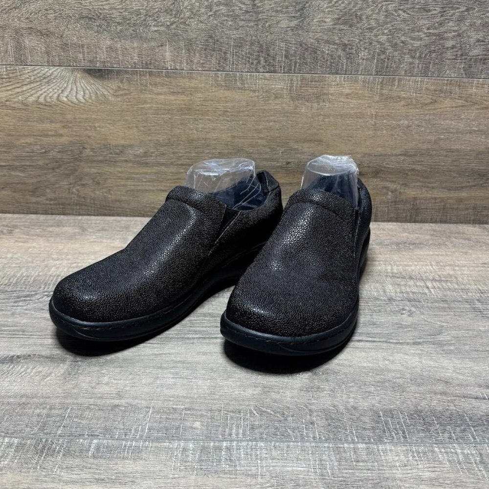 Spring Step Professional Belo Black Textile Loafers Women's Size 8.5